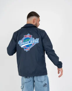 Navy Mercier World Coach Jacket