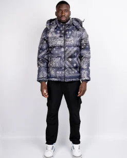Navy Off White Paisley Mercier Jacket