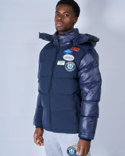 Navy OG badge Panelled Jacket