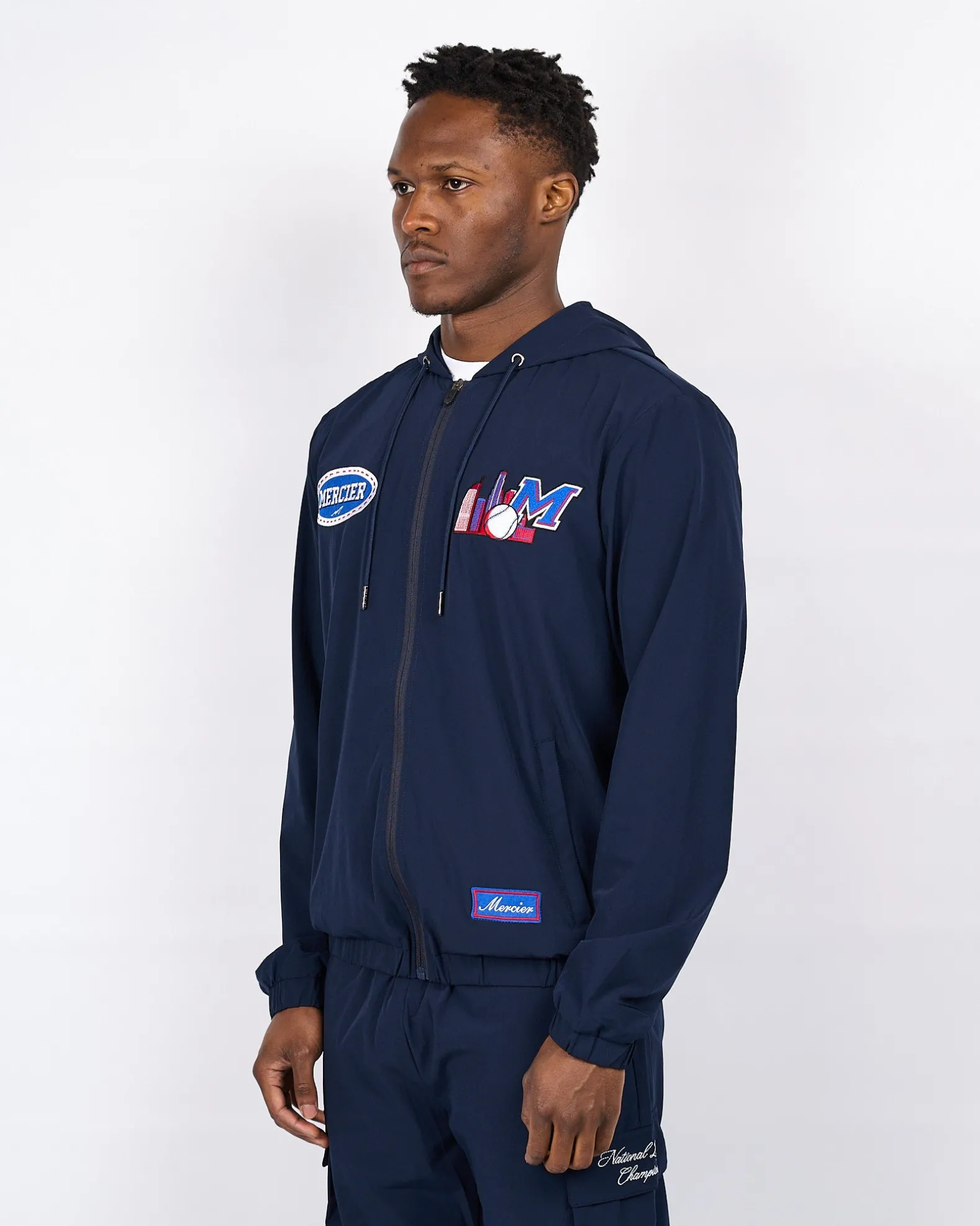 Navy Red Mercier Empire Windbreaker