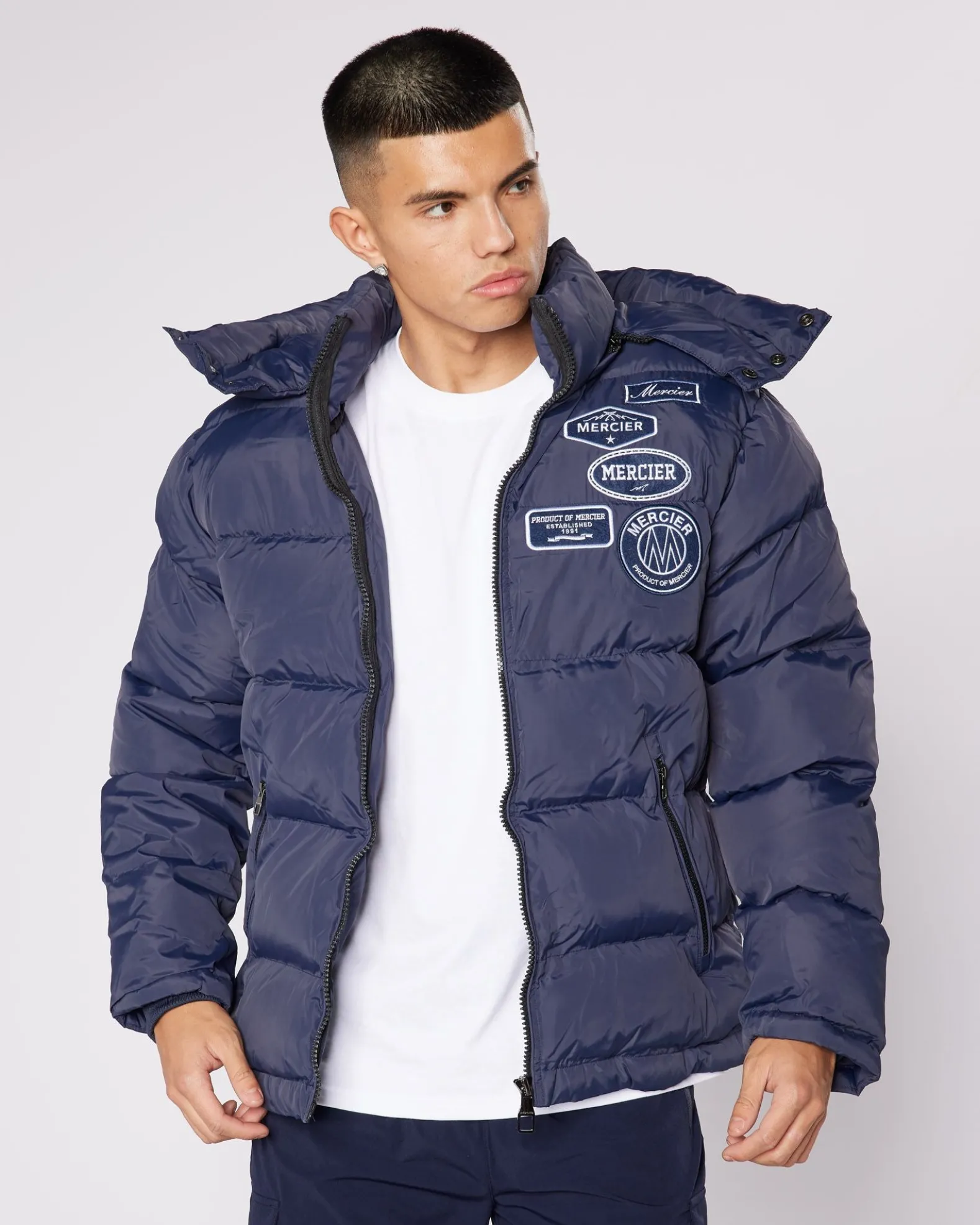 Navy Tonal OG Puffer Jacket