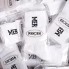 2Pack White Mercier Socks