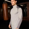 PBK//Mercier Performance 1/4 Long sleeve Grey