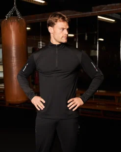PBK//Mercier Performance 1/4 Long sleeve Black