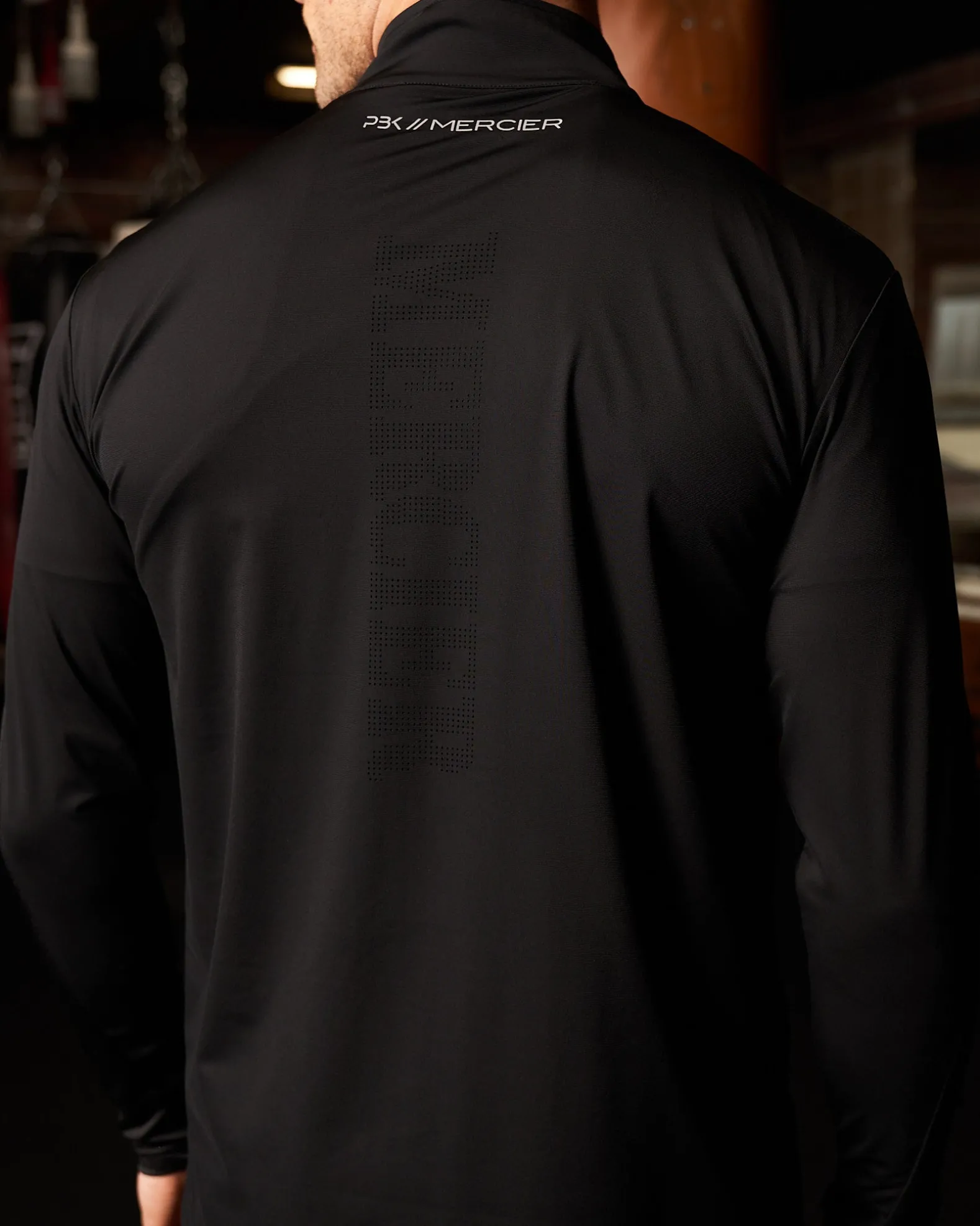 PBK//Mercier Performance 1/4 Long sleeve Black