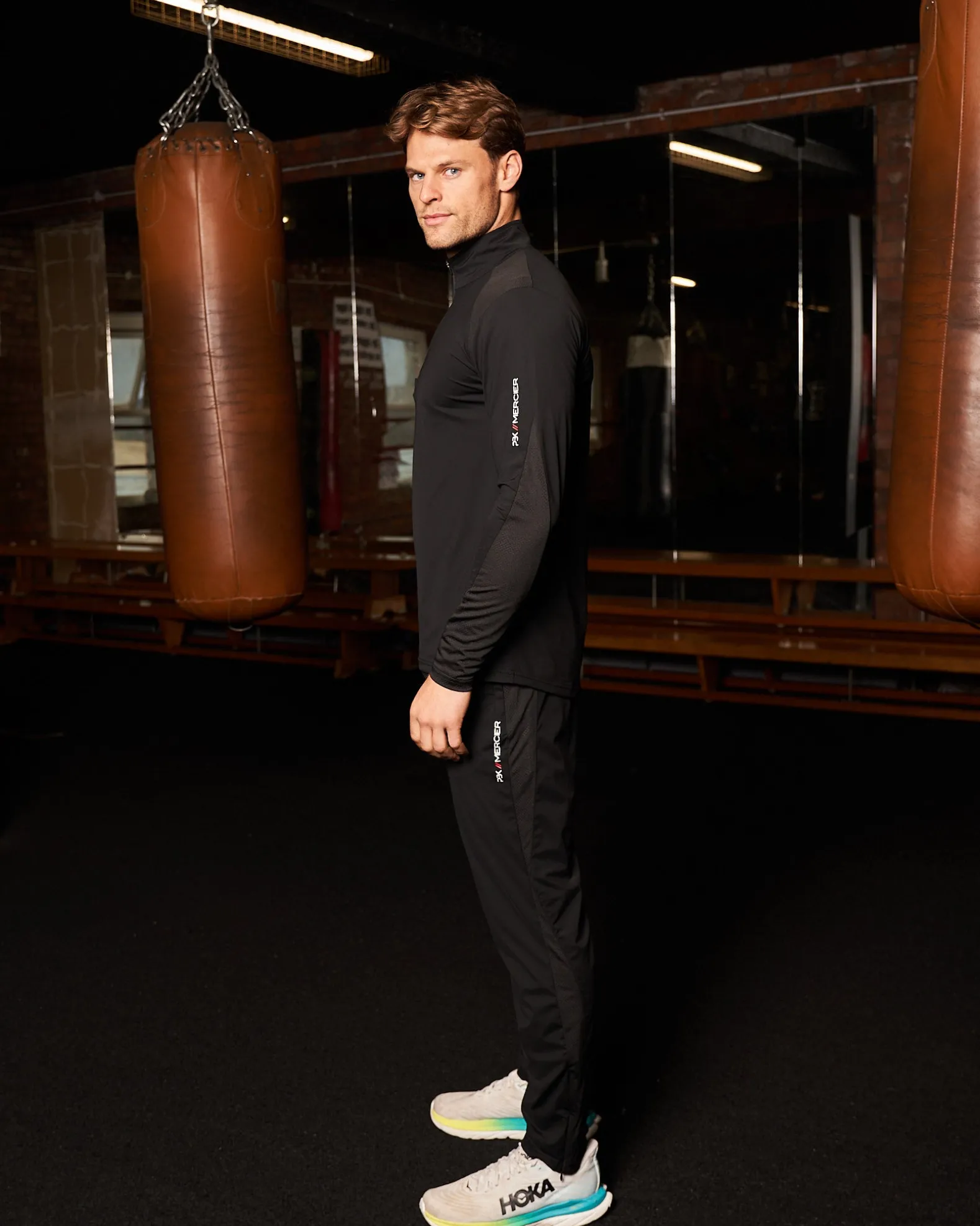 PBK//Mercier Performance 1/4 Long sleeve Black