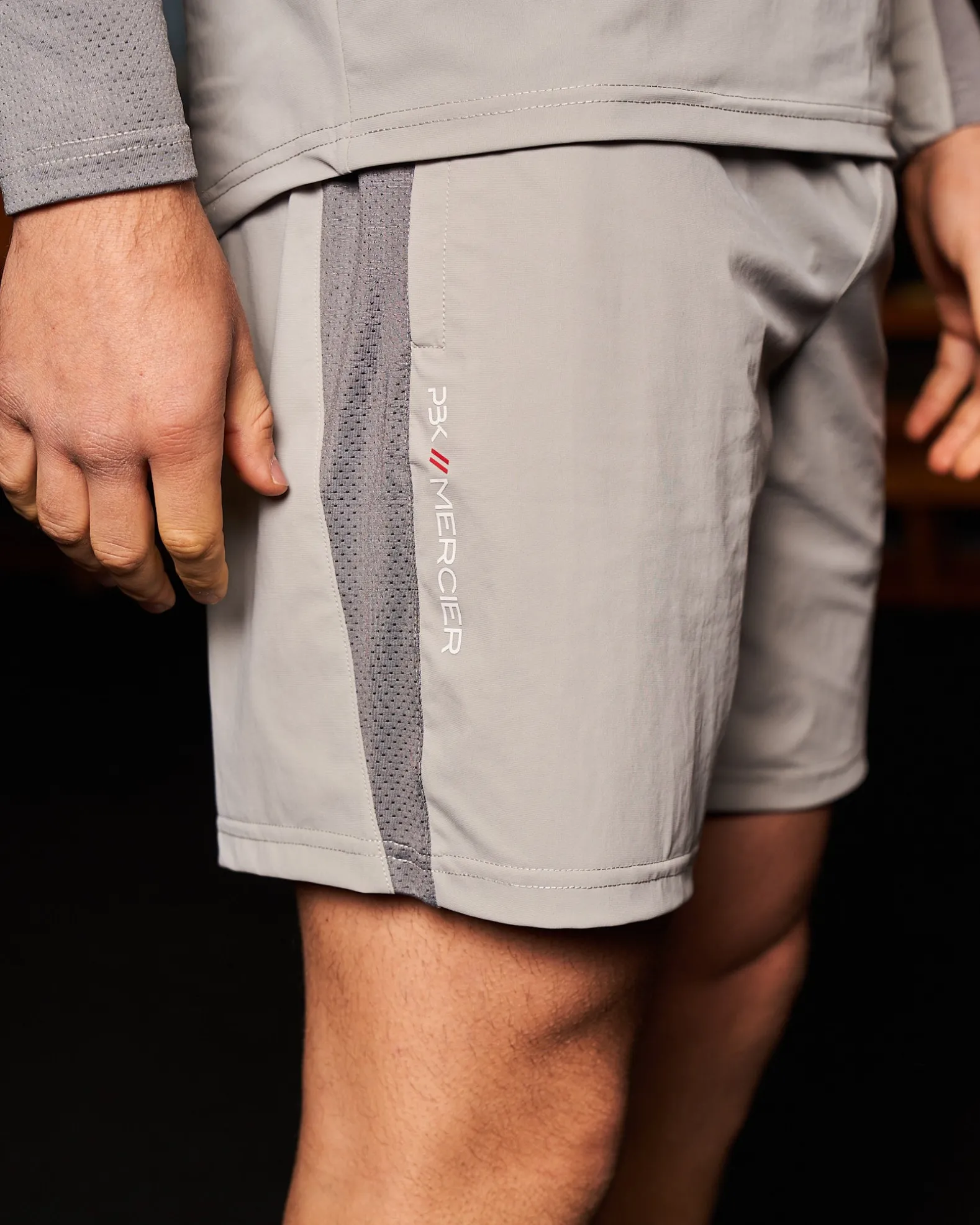 PBK//Mercier Performance Shorts Grey