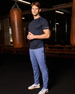 PBK//Mercier Performance Trackpants Petrol Blue