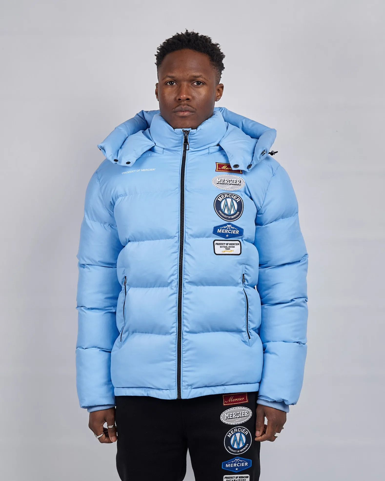Sky Blue Mercier Hybrid Jacket