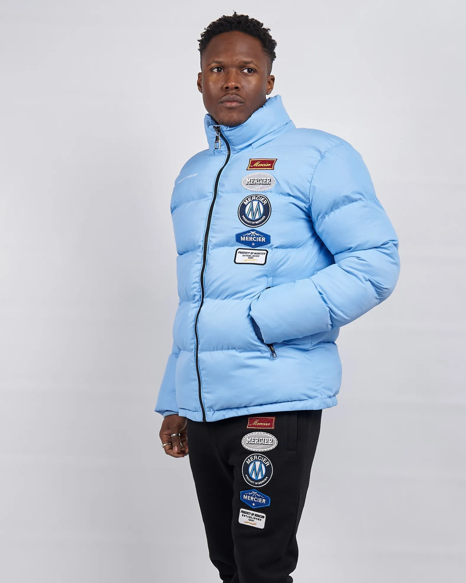 Sky Blue Mercier Hybrid Jacket