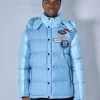 Sky Blue OG badge Panelled Jacket