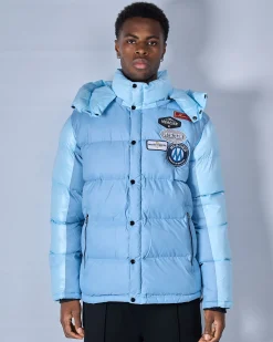Sky Blue OG badge Panelled Jacket