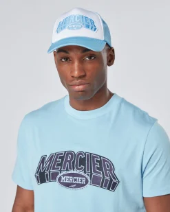 Sky White Court Foam Trucker