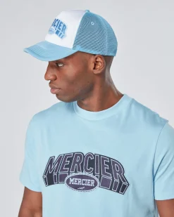 Sky White Court Foam Trucker