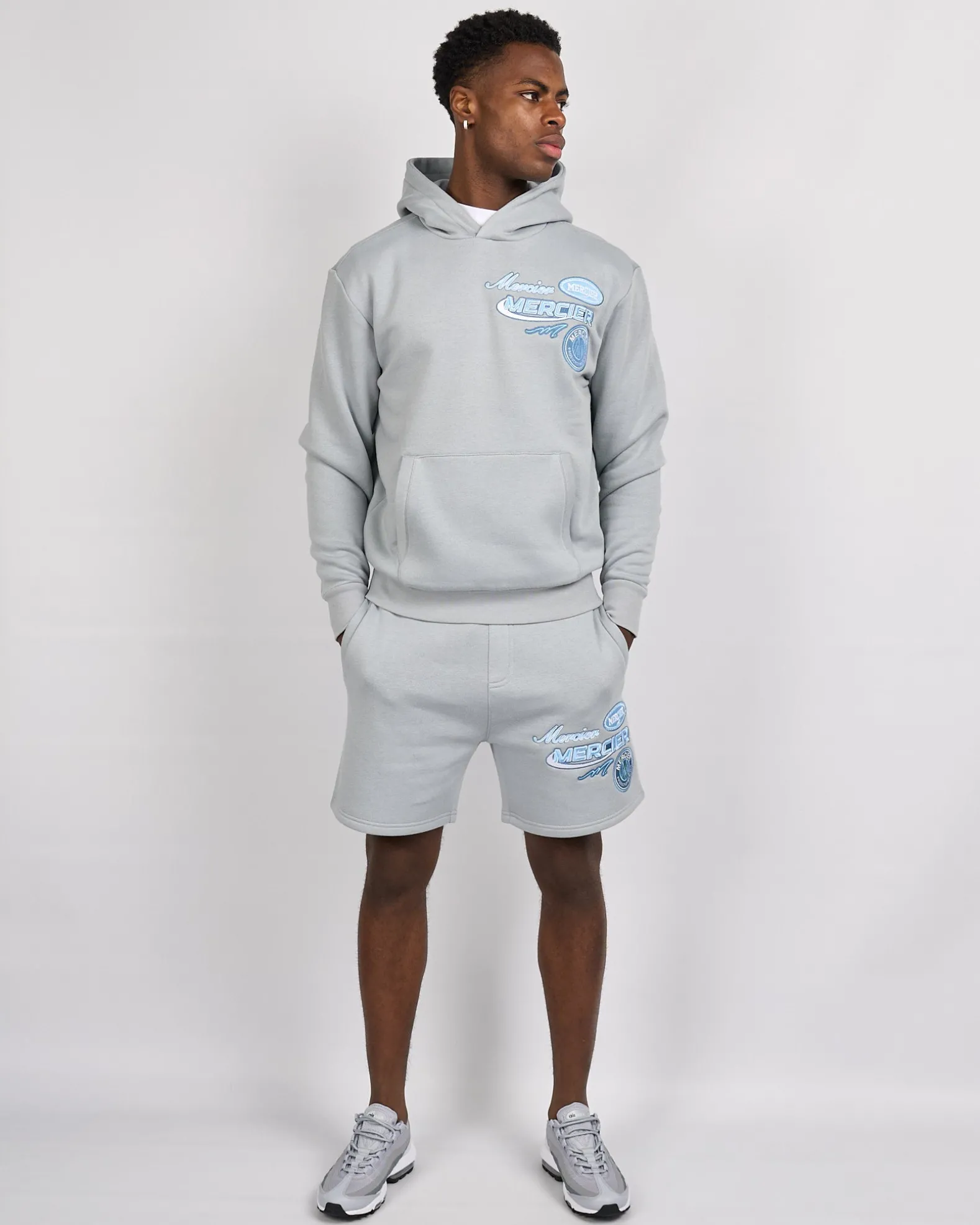 Smoke Blue Mercier Racer Hoodie