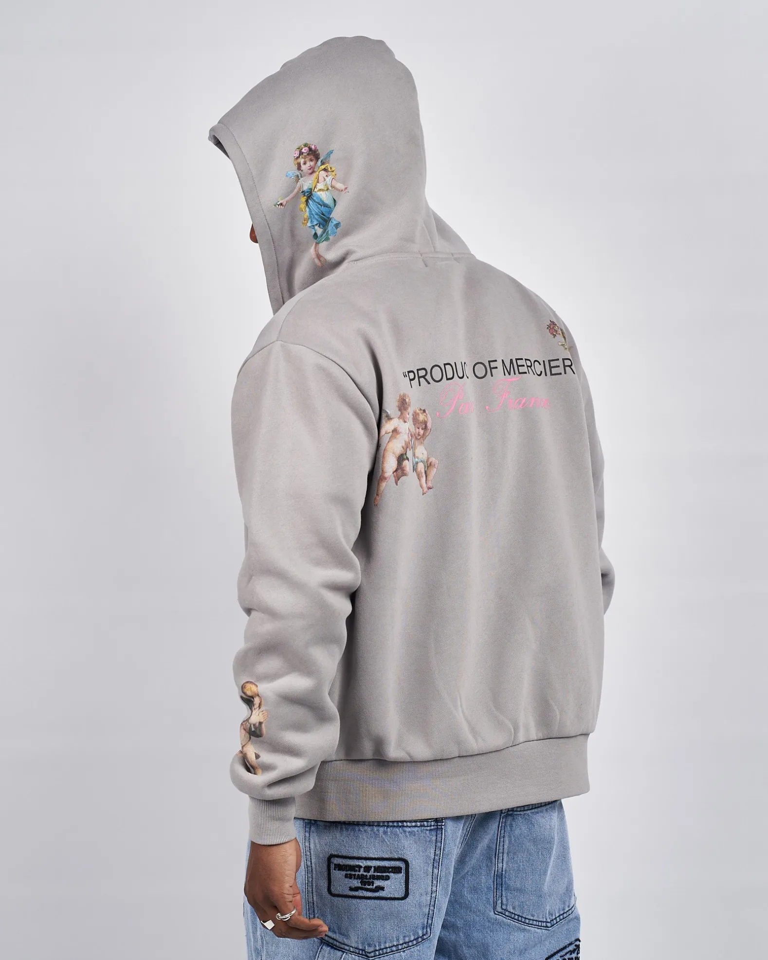 Steel Angelo Product Of Mercier Zip Hoodie