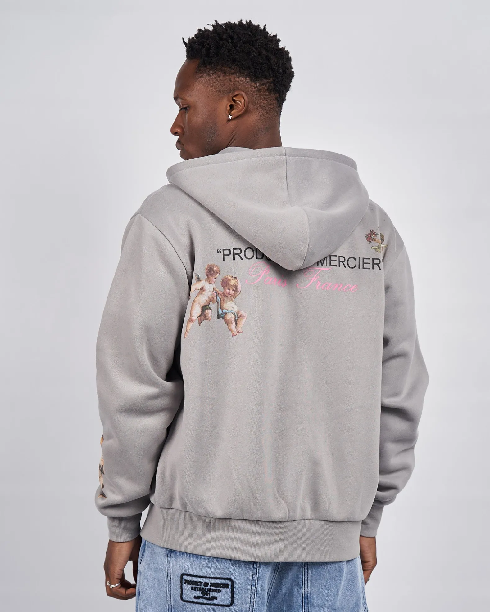 Steel Angelo Product Of Mercier Zip Hoodie