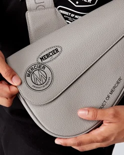 Steel Grey Mercier Saddle Bag