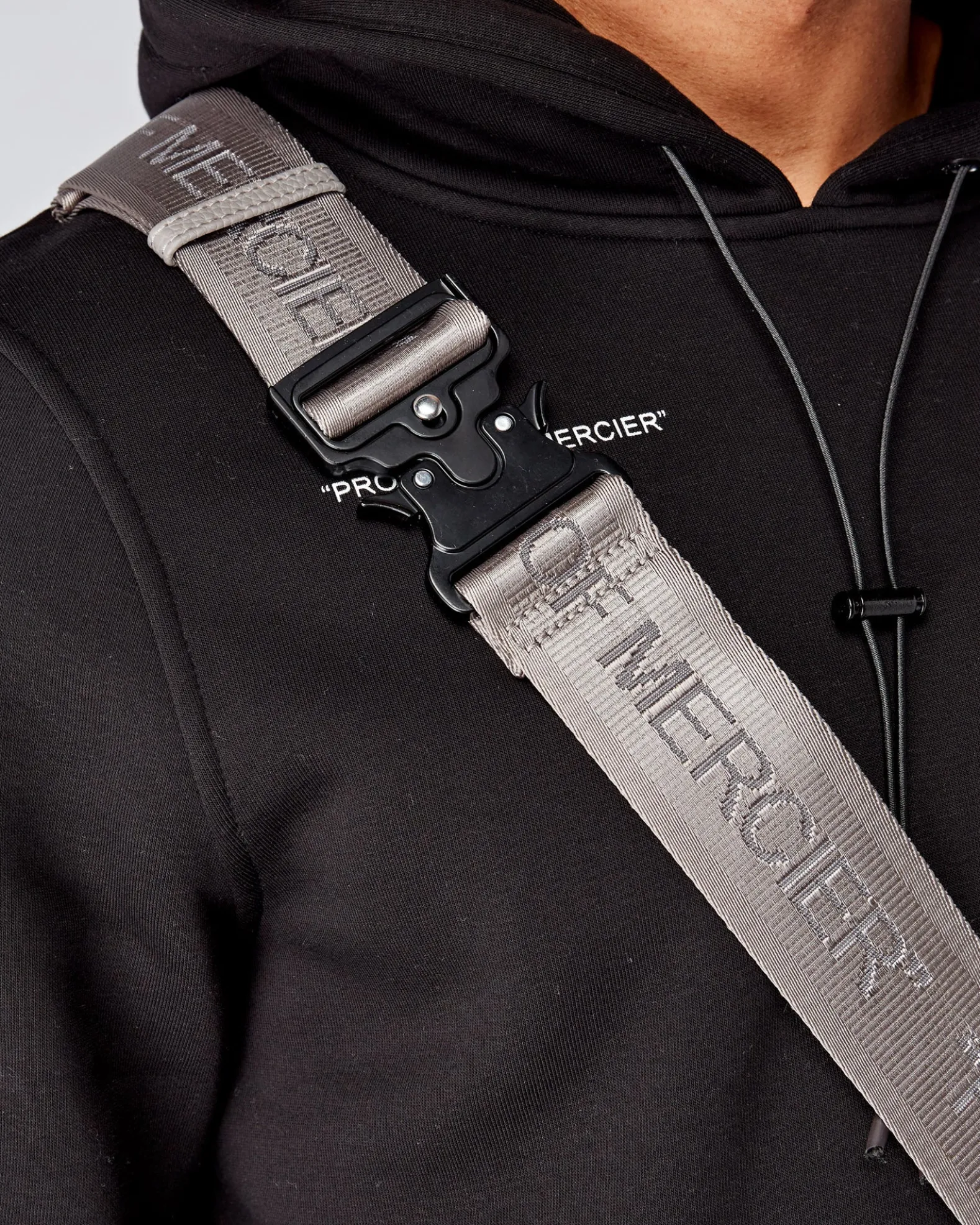 Steel Grey Mercier Saddle Bag