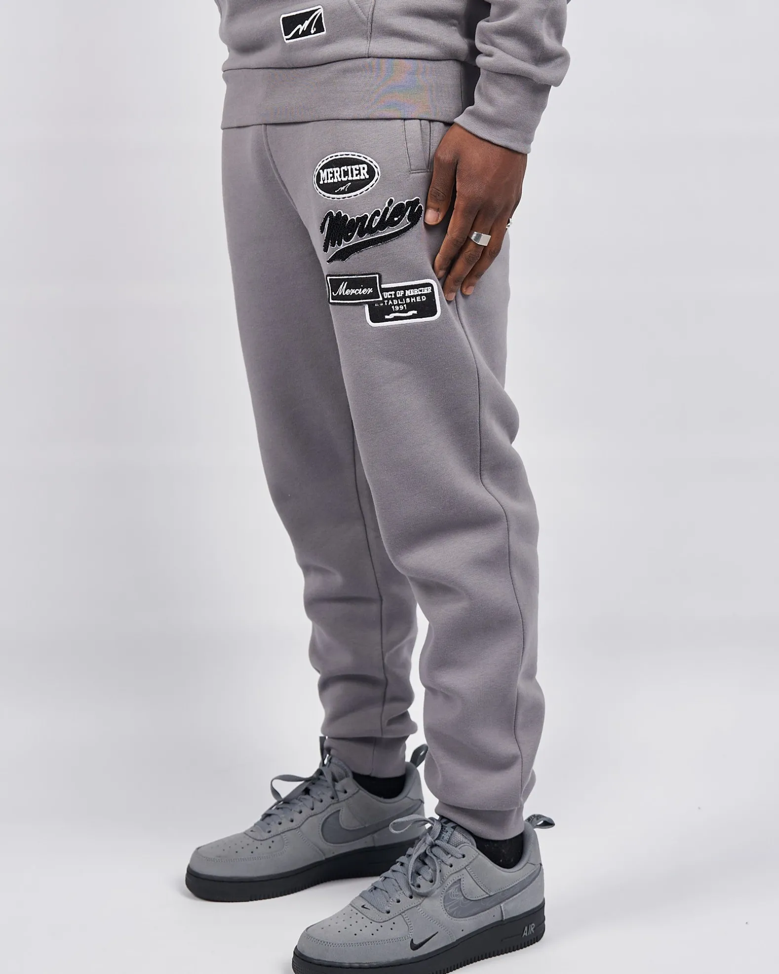 Steel Grey Teams Badge Bottoms