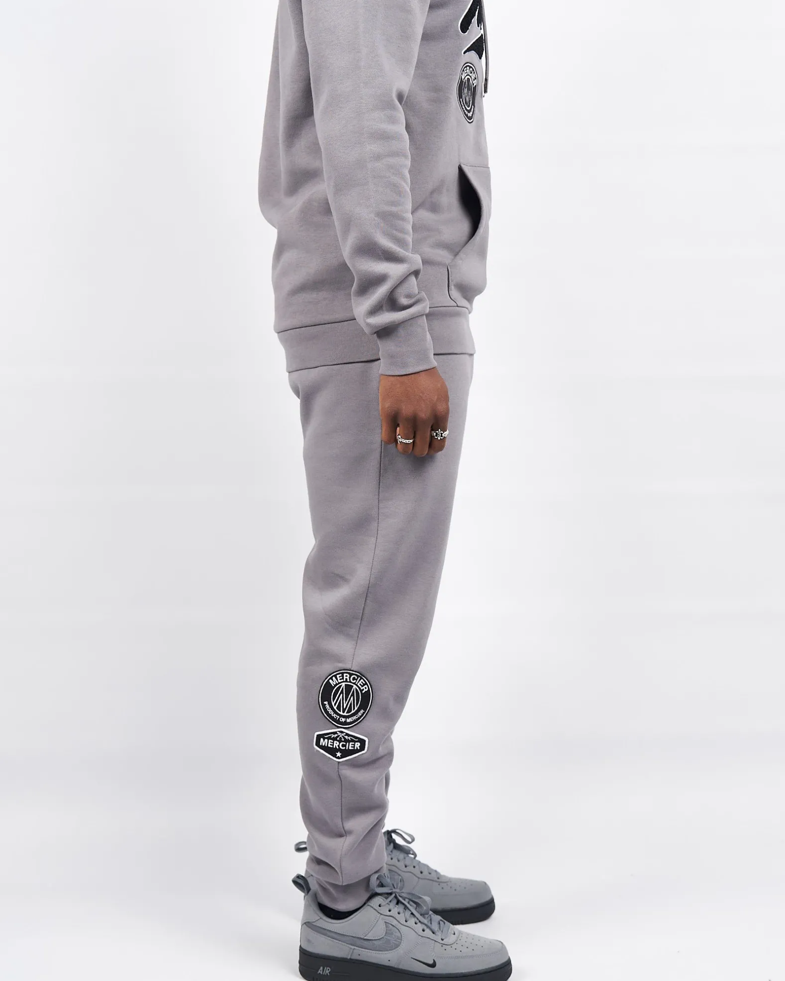 Steel Grey Teams Badge Bottoms
