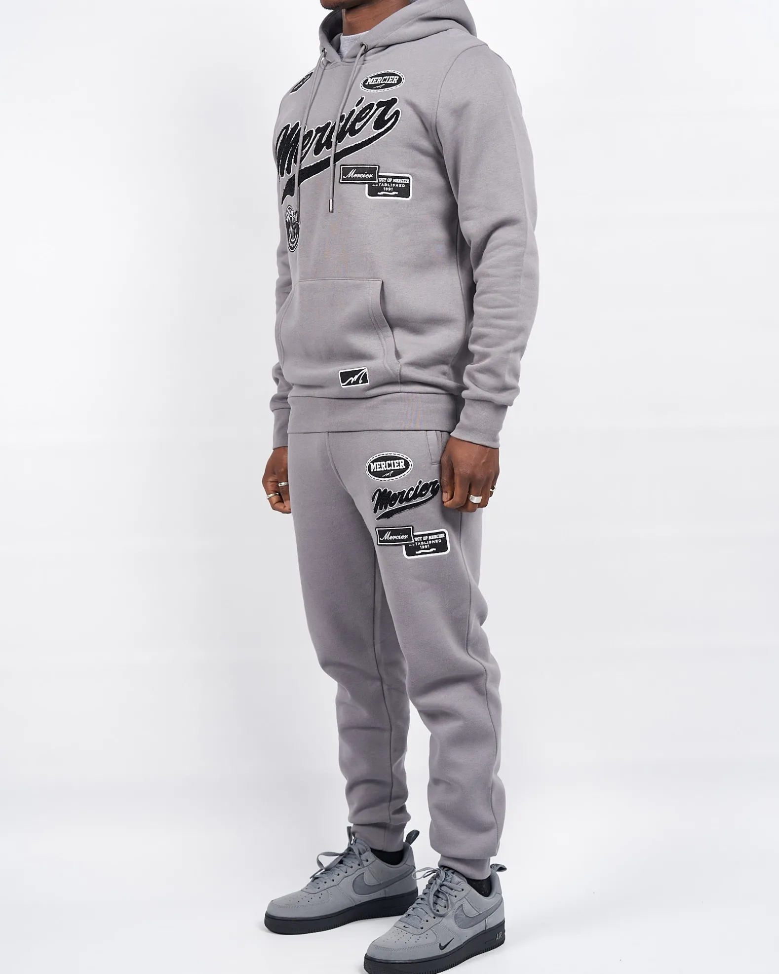Steel Grey Teams Badge Bottoms