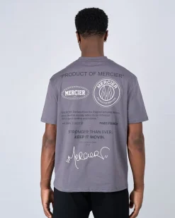 Steel White Caruso Relaxed Tshirt