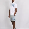 White Blue Mercier Racer Tshirt