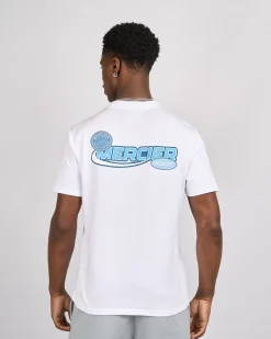 White Blue Mercier Racer Tshirt