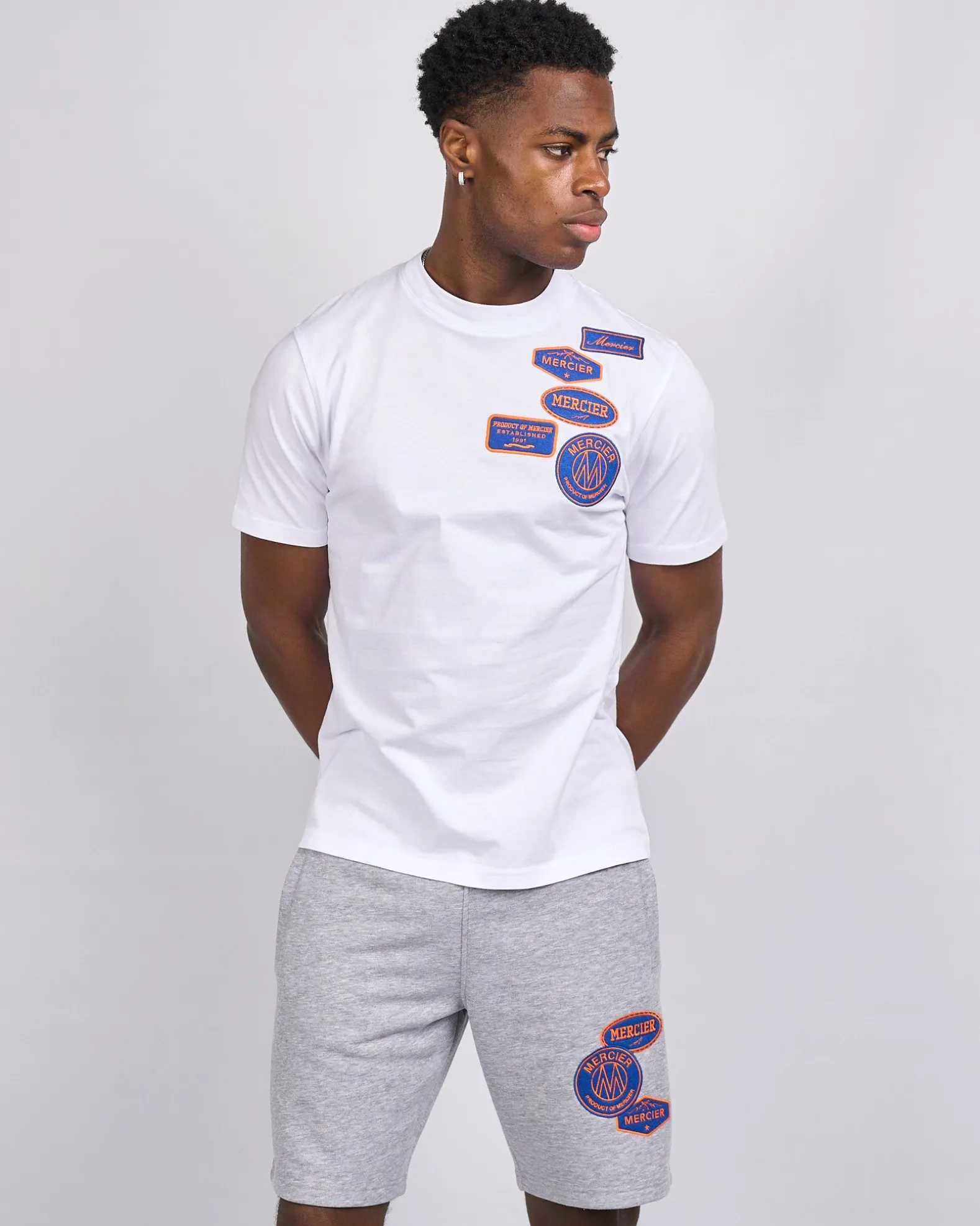 White Contrast OG Badge Tshirt