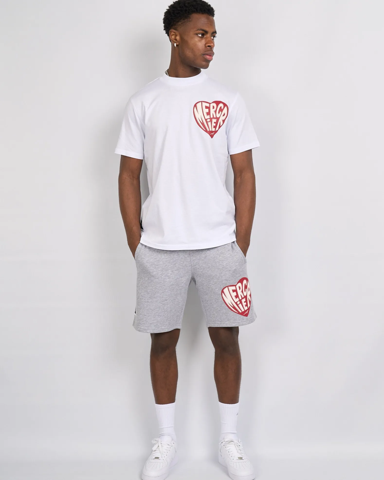 White Mercier Heart Tshirt