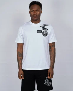White Mono Badge Mercier Tshirt