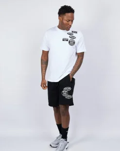 White Mono Badge Mercier Tshirt