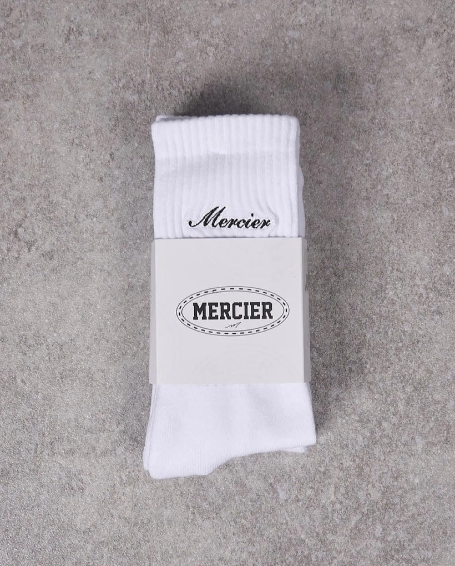 White Signature Mercier 2pack Socks