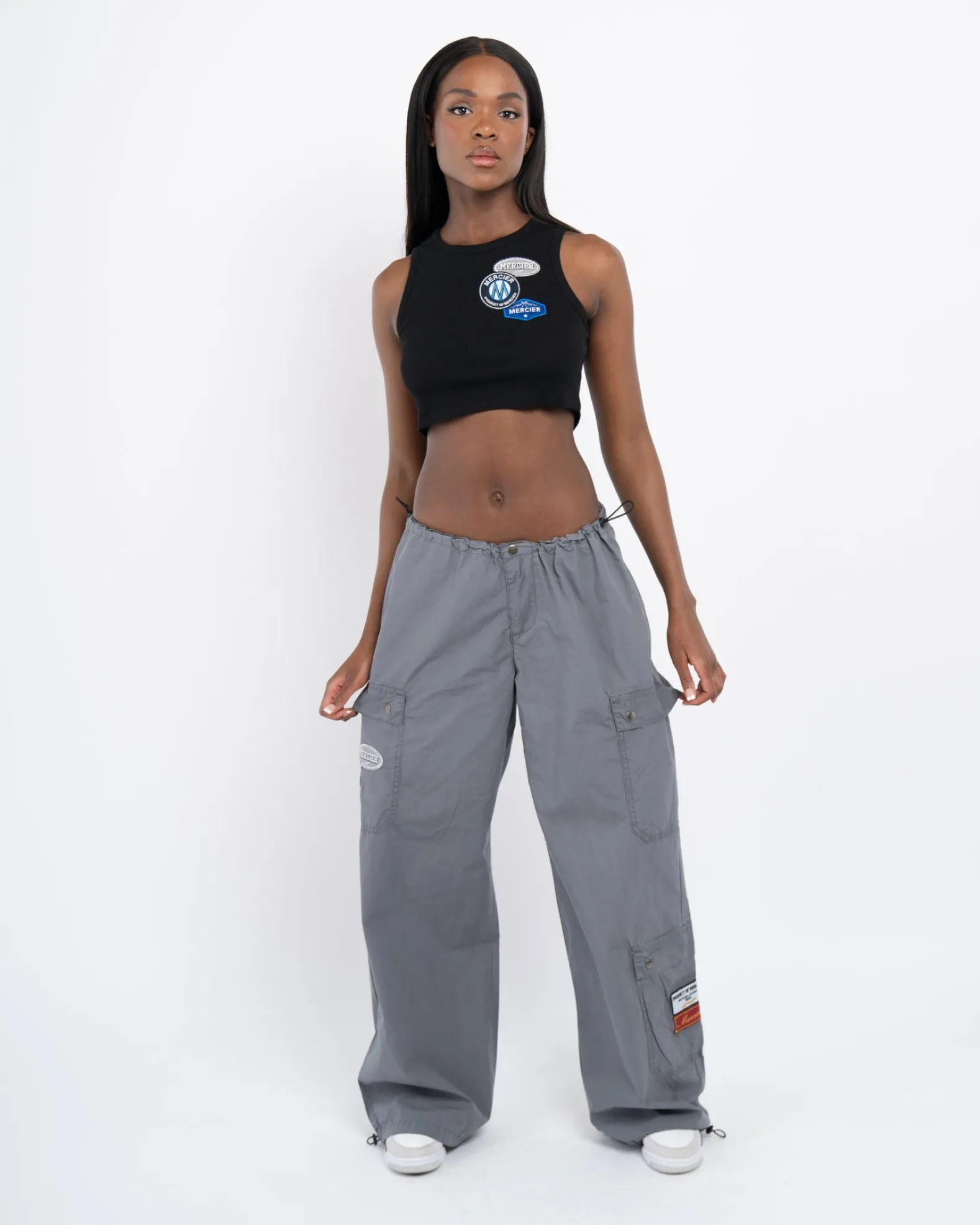 Womens Alloy Parachute Cargos
