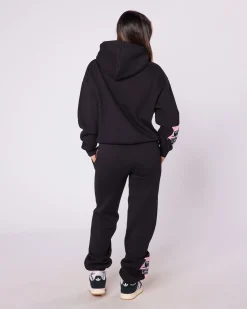Womens Black Badge Star Joggers