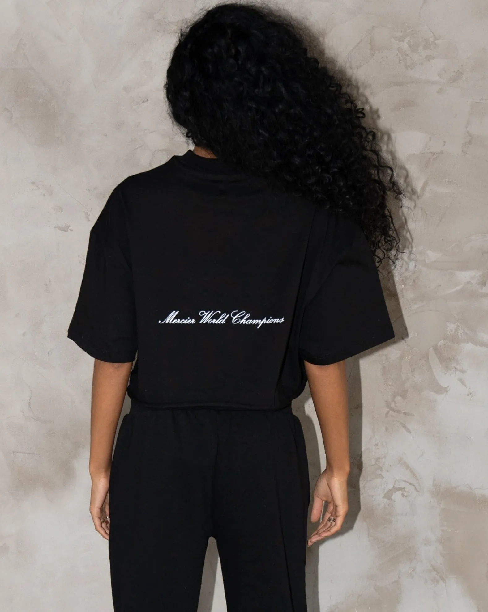 Womens Black Champions Tshirt