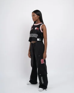 Womens Black Crawford Basketball Vest