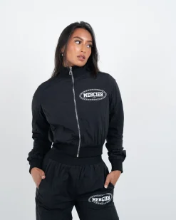 Womens Black Maison Cropped Jacket