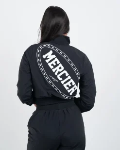 Womens Black Maison Cropped Jacket