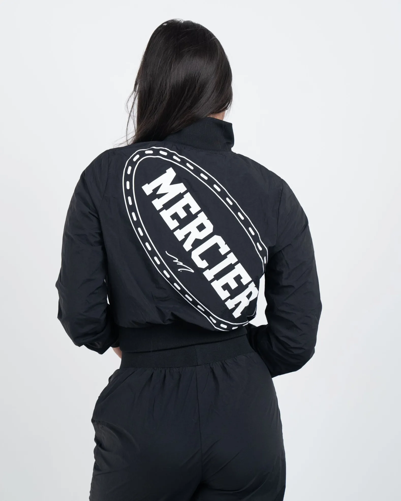 Womens Black Maison Cropped Jacket