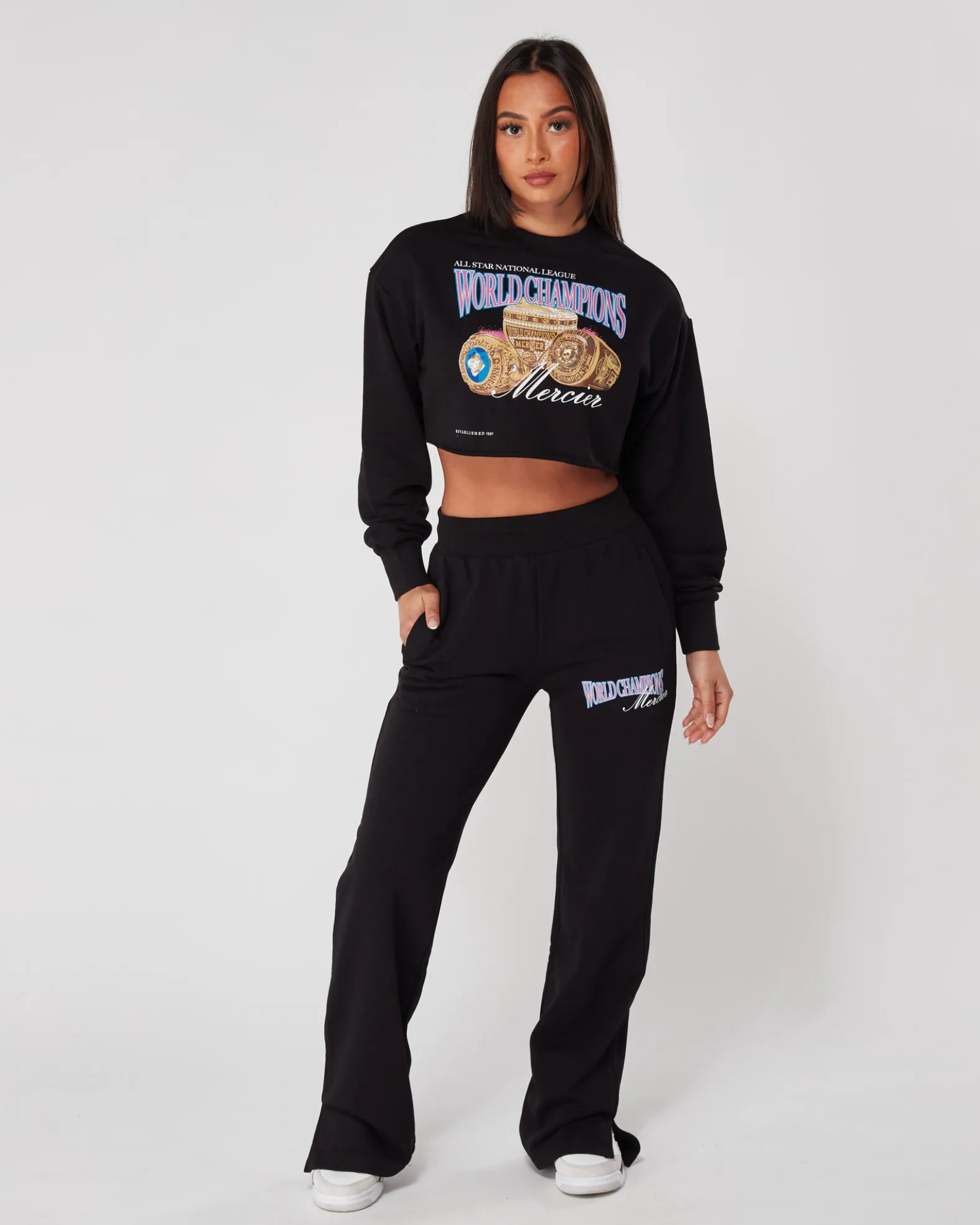 Womens Black Mercier World Champions Bottoms