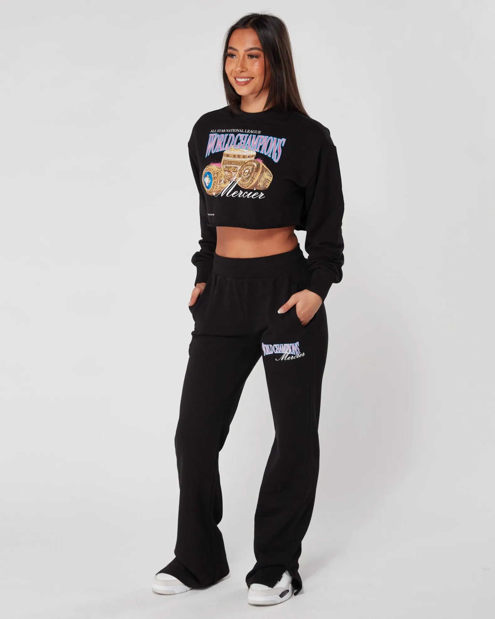 Womens Black Mercier World Champions Bottoms