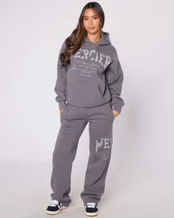 Womens Charcoal Grey City Dreams Hoodie