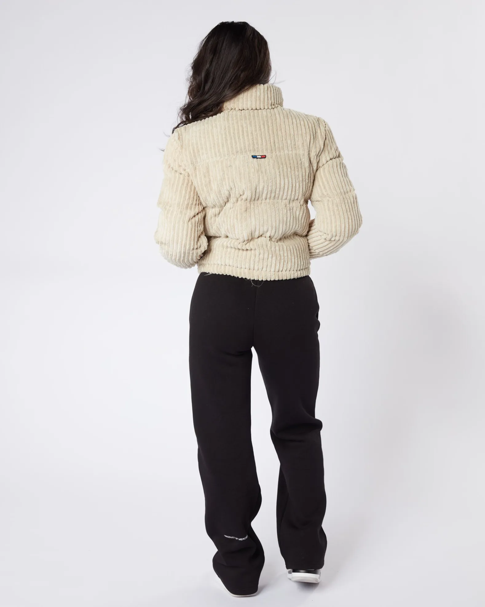 Womens Cord Beige OG Badge Jacket