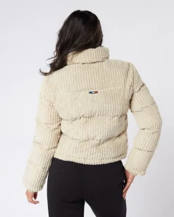 Womens Cord Beige OG Badge Jacket