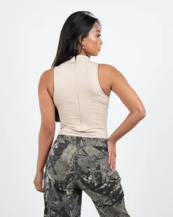 Womens Ecru Maison Stitch Bodysuit
