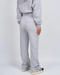 Womens Grey Marl OG Badge Raw Joggers