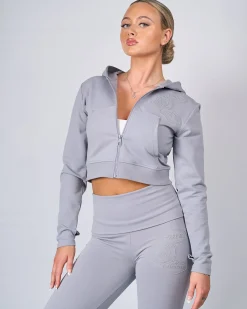 Womens Grey OG Yoga Zip Up