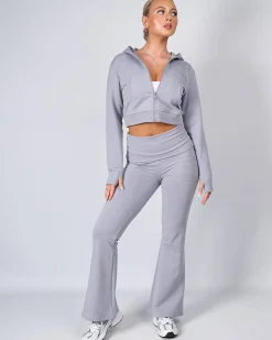 Womens Grey OG Yoga Zip Up